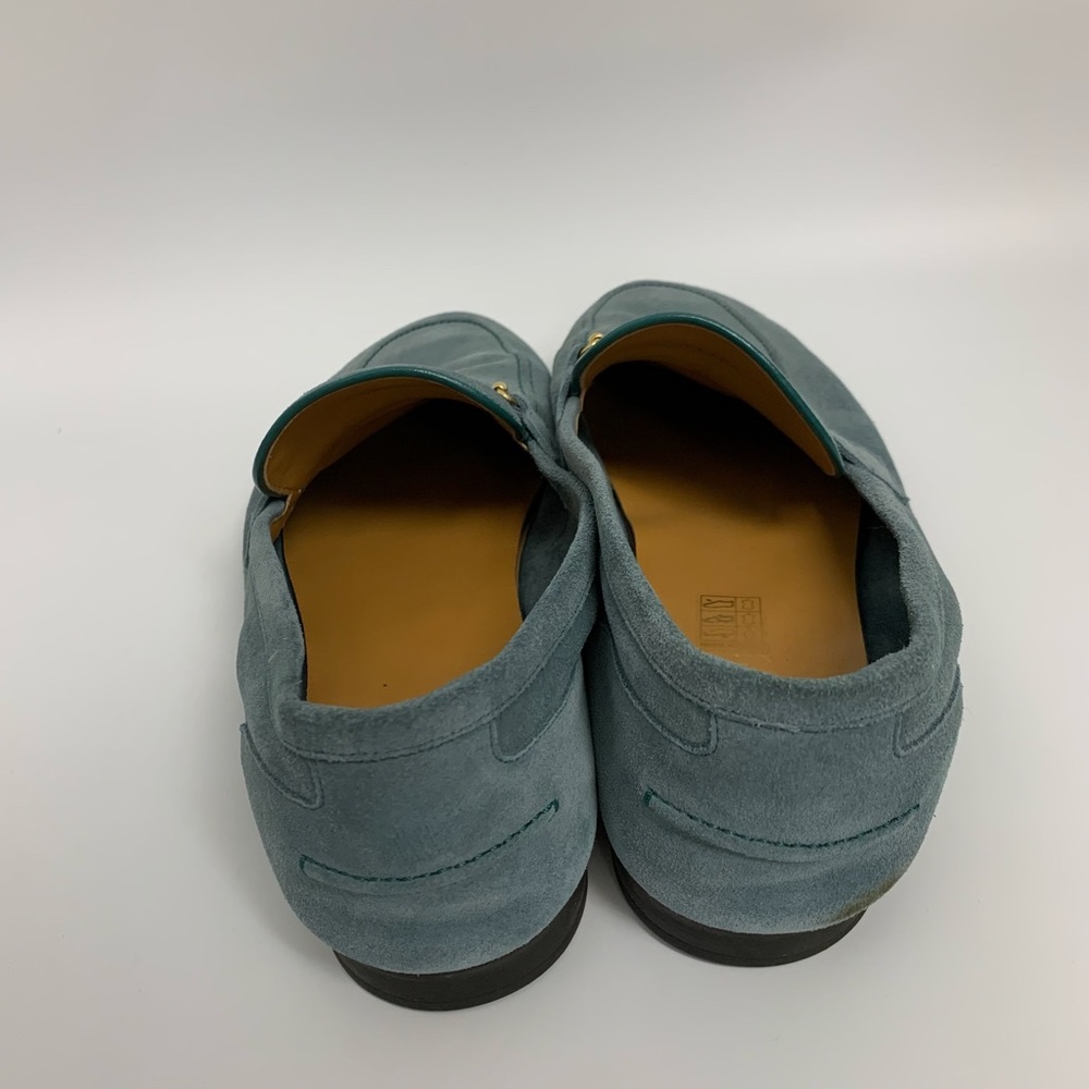 Gucci Horsebit Web Suede Loafers Shoes Slip Ons Sz 11 US Sz 11.5 - Picture 12 of 15